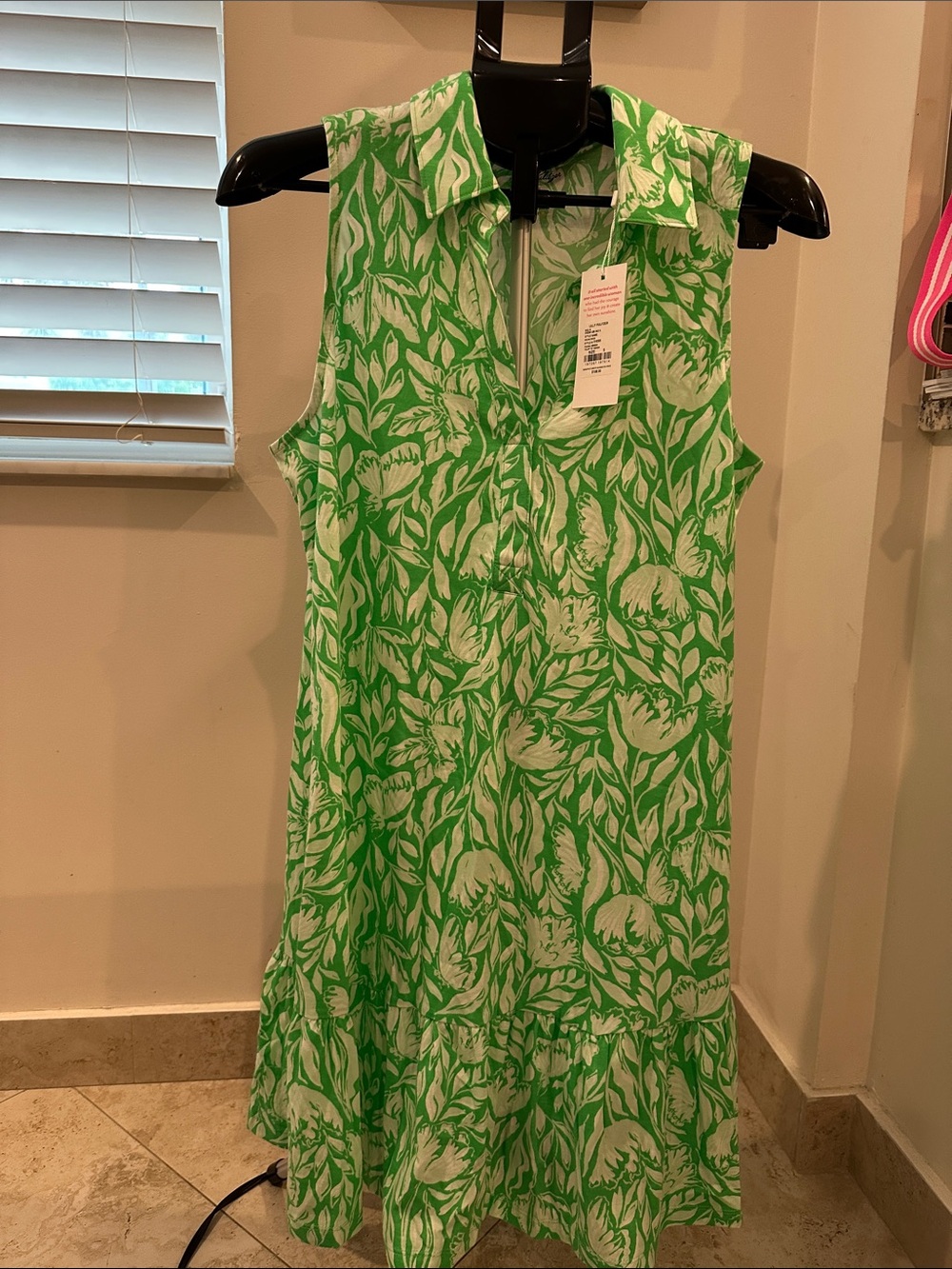 Lilly Pulitzer NWT Fauna Green Tulip To Tango Riegan Dress